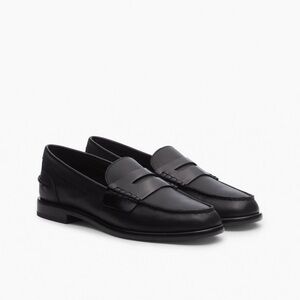 New Rag & Bone Carter Leather Loafers Classic Black